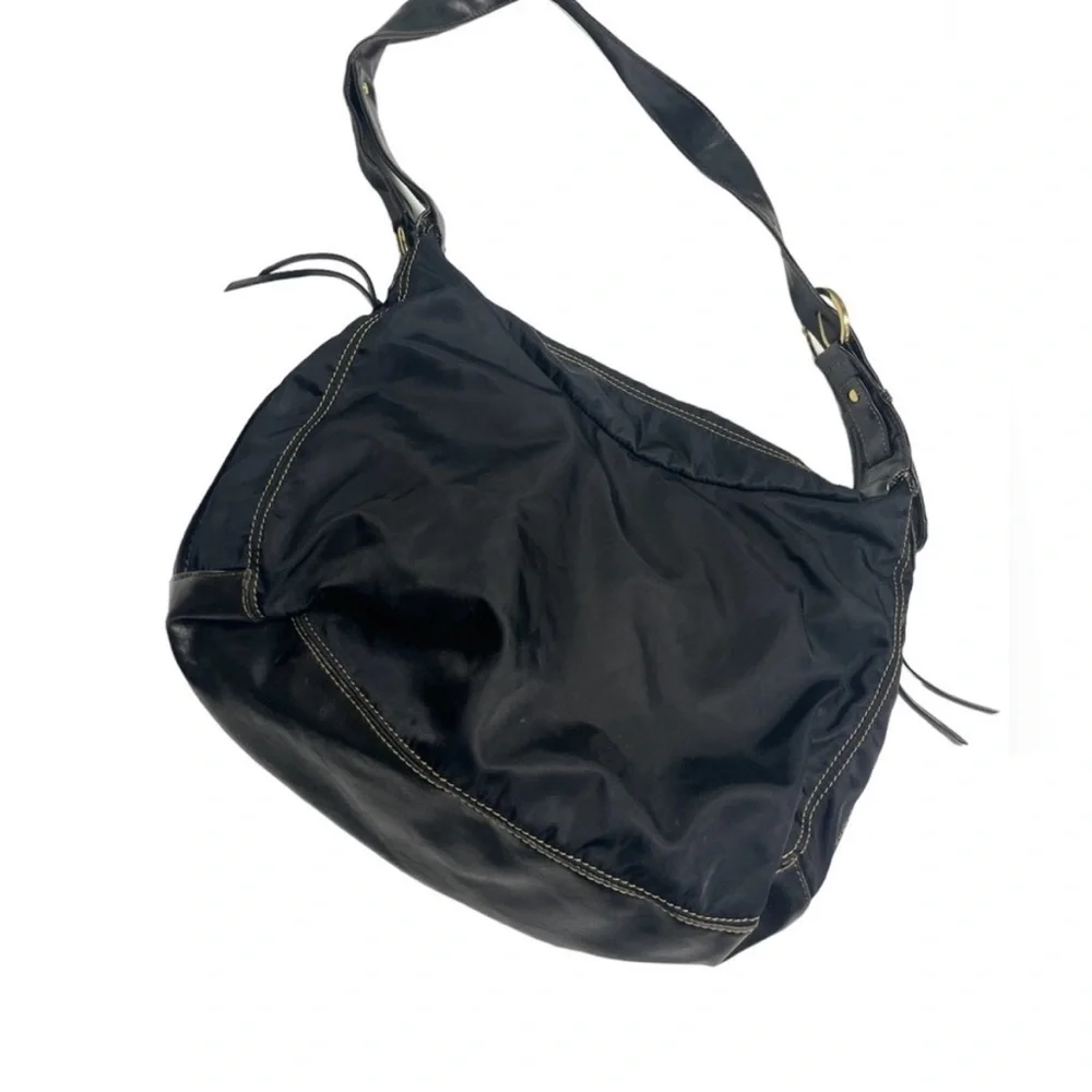 StorkSak Nylon Diaper Bag Black Emily Australia Nappy bag Stylish